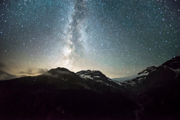 BERNINA GLACIERS BEI VOLLMONDSCHEIN