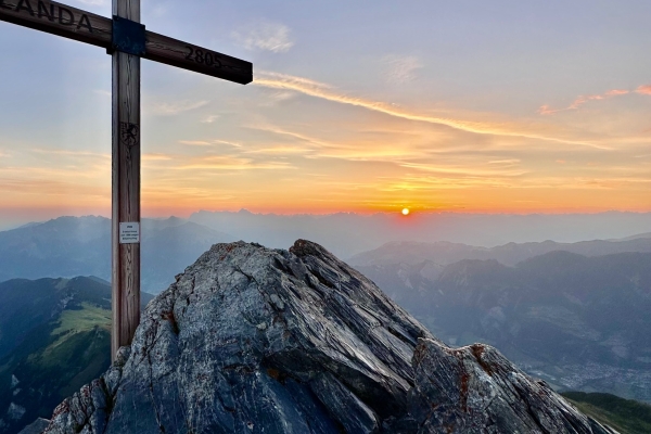 Auf den Haldensteiner-Calanda zum Sonnenaufgang
